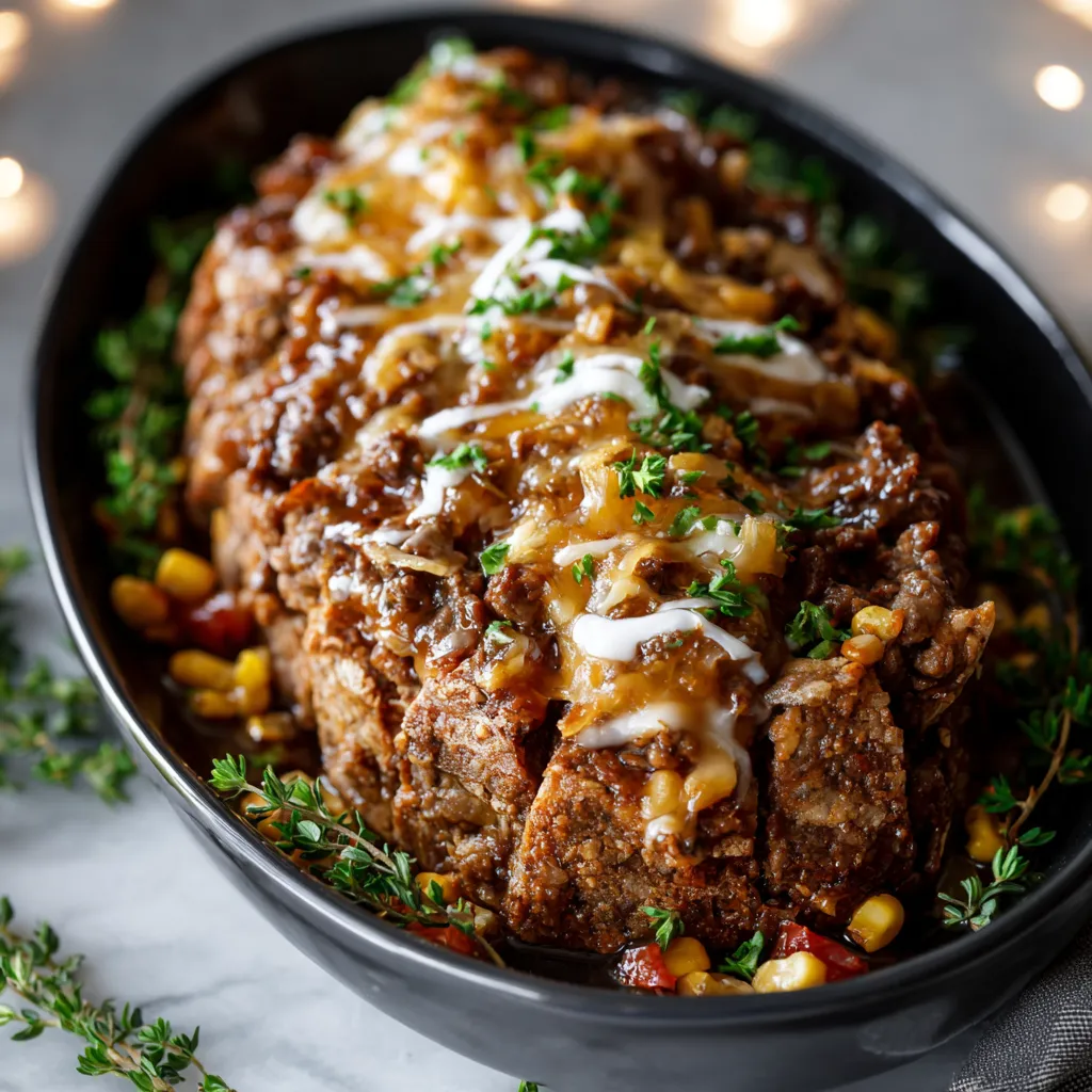 EASY CROCKPOT TACO CASSEROLE
