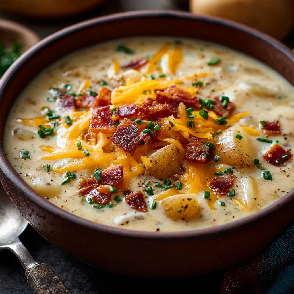 EASY LOADED POTATO SOUP