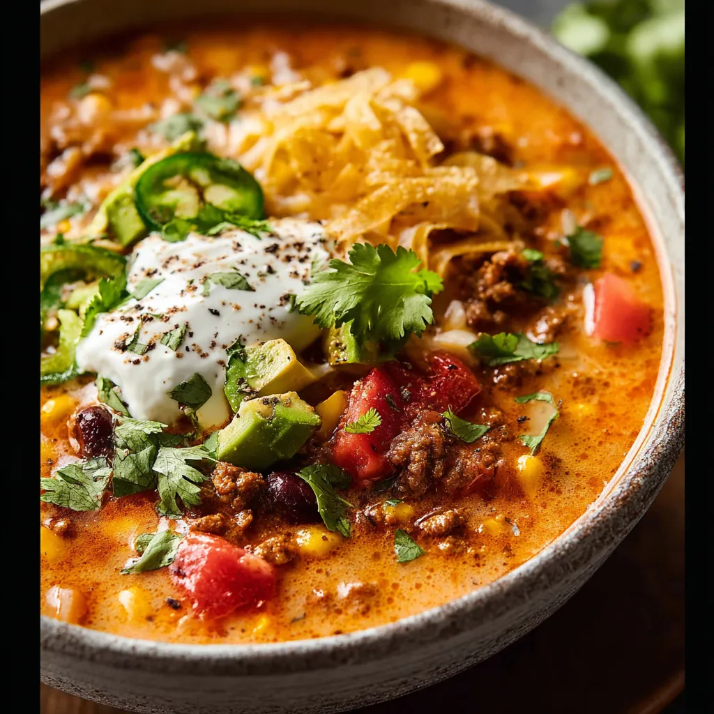 EASY TACO SOUP RECIPE