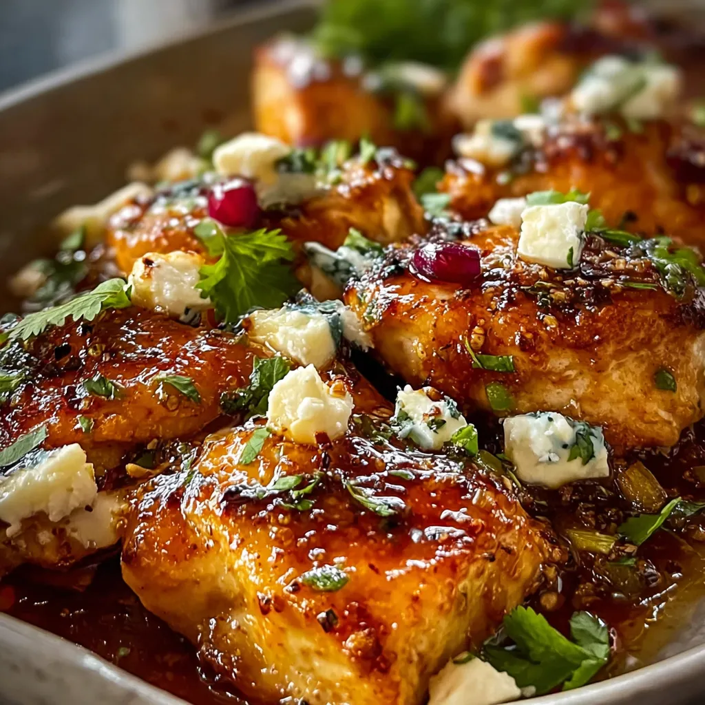 IRRESISTIBLE HOT HONEY FETA CHICKEN