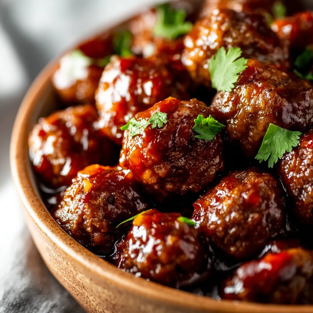 IRRESISTIBLE SWEET CHILI MEATBALLS