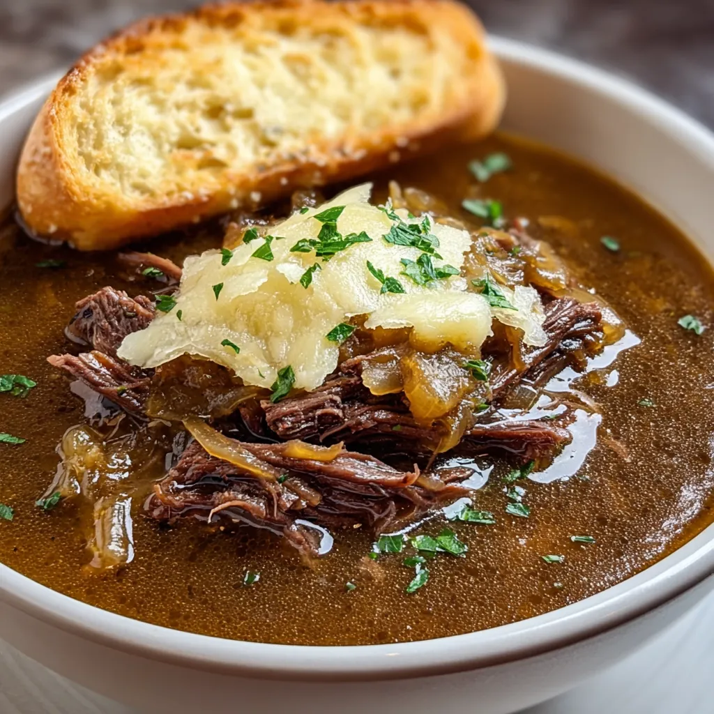 PERFECT FRENCH ONION BEEF SHORT RIB SOUP