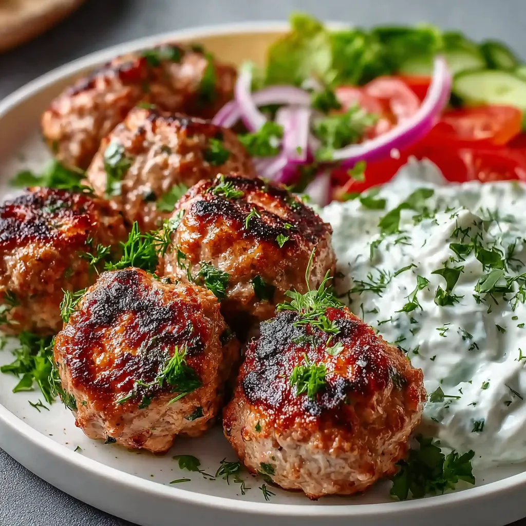 PERFECT GREEK TURKEY MEATBALLS