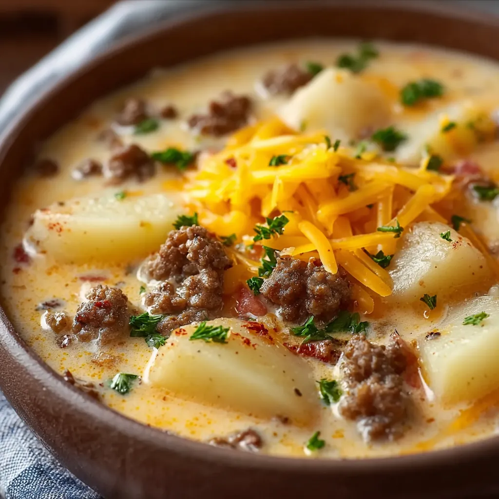 ULTIMATE CREAMY LOADED BAKED POTATO SOUP