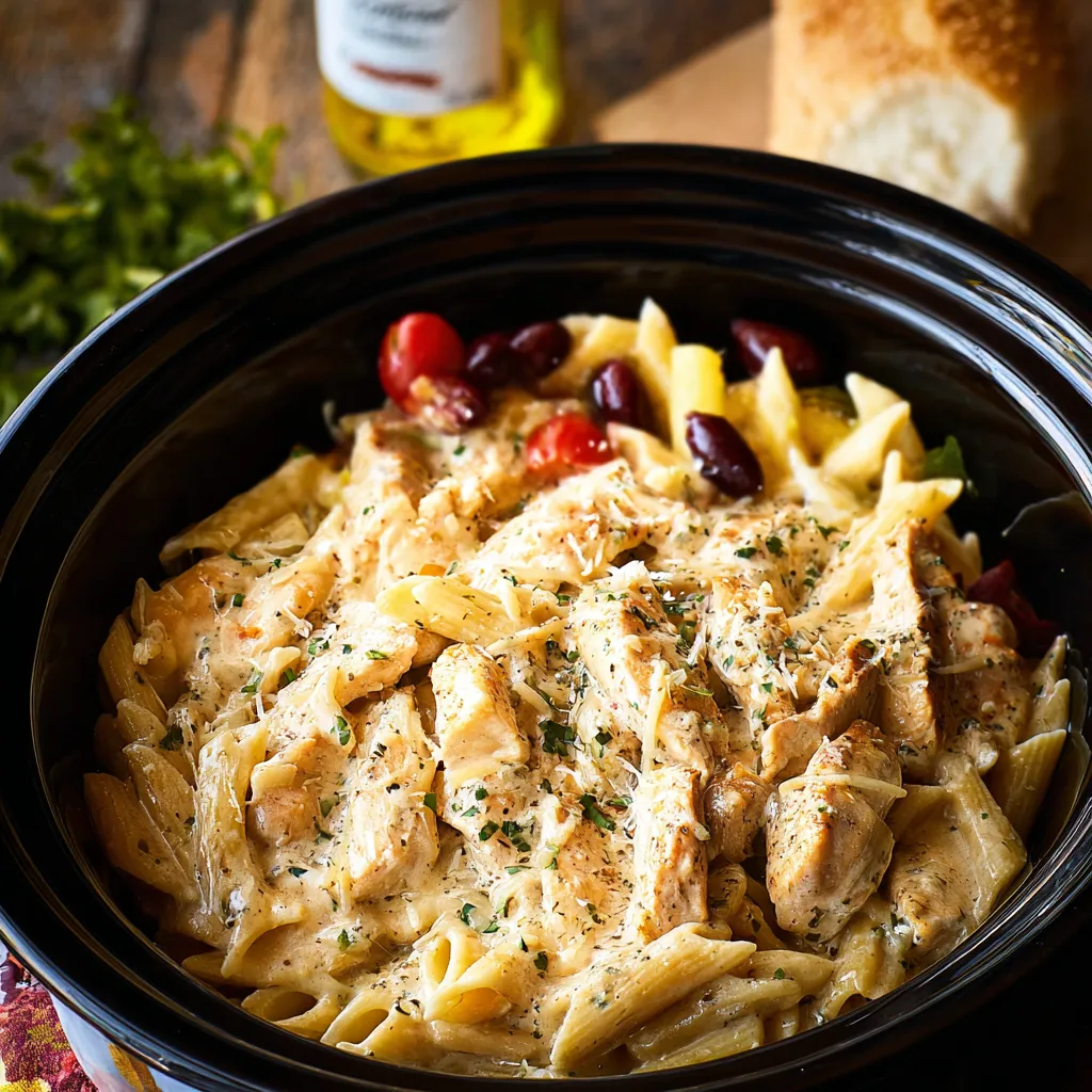 ULTIMATE CROCKPOT OLIVE GARDEN CHICKEN