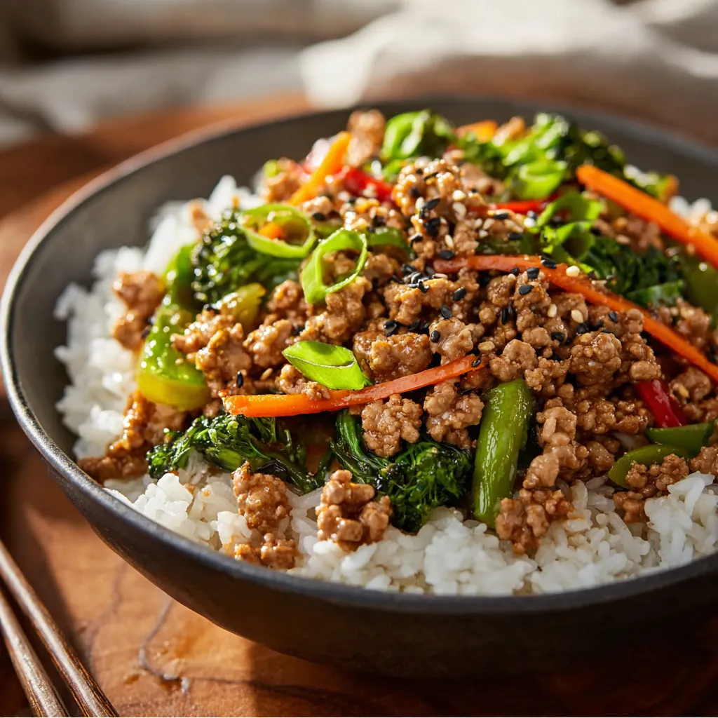 ULTIMATE GROUND TURKEY TERIYAKI STIR FRY