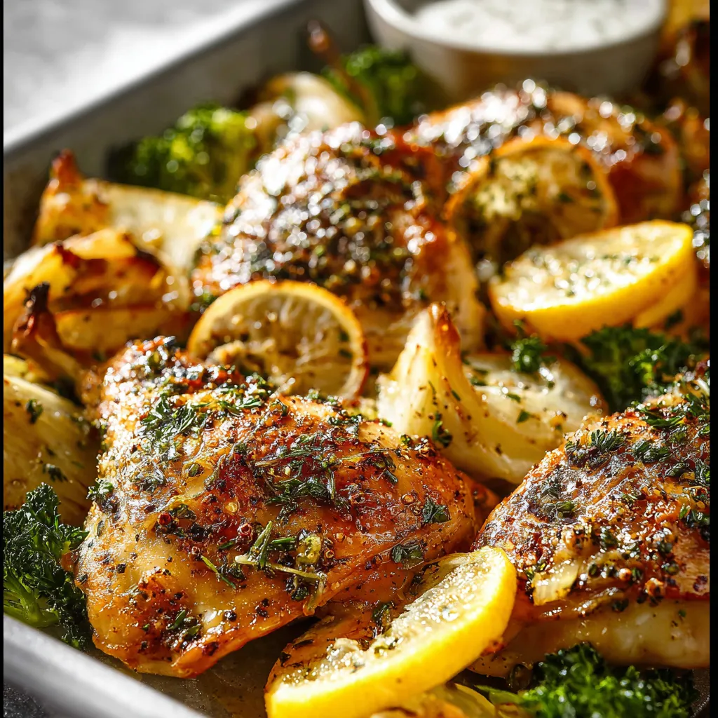 ZESTY LEMON GARLIC CHICKEN PERFECTION