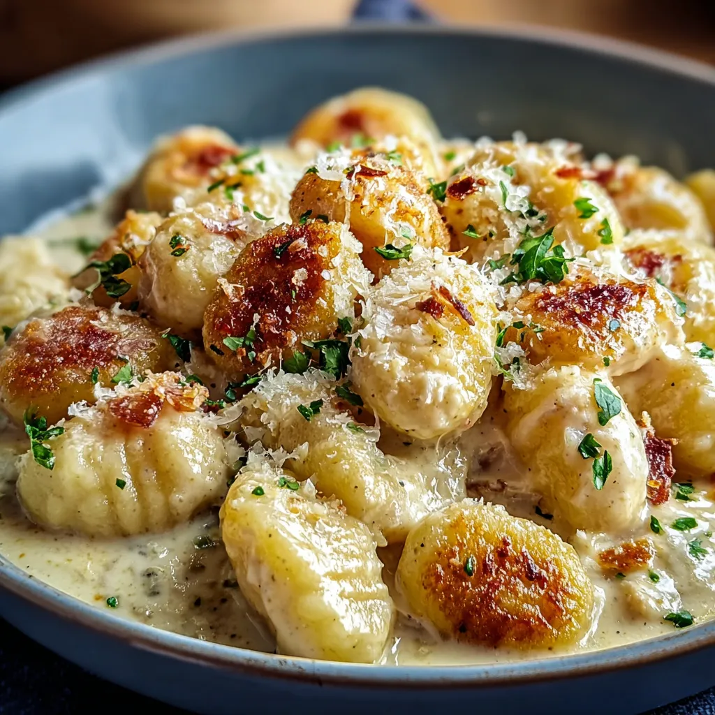 IRRESISTIBLE CREAMY CHICKEN GNOCCHI